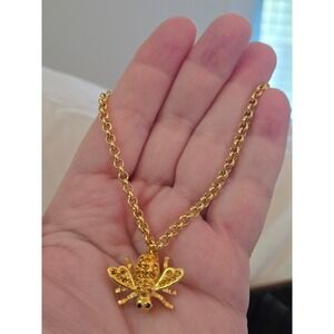 Joan Rivers Bee Pin With Detachable Bracelet Vintage